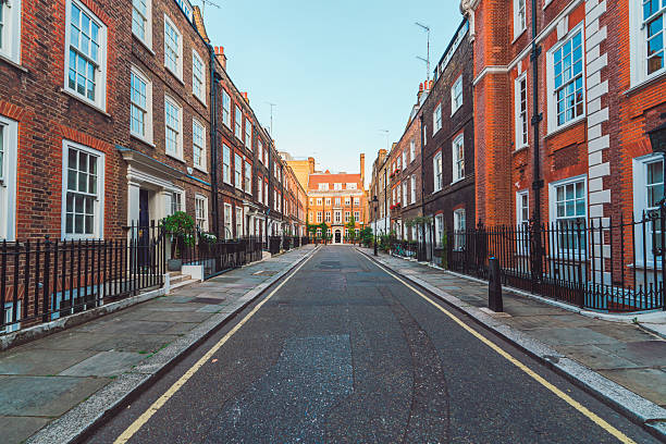 istock Typical street scene in the central London district 2245659990