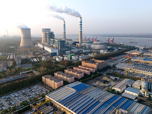 istock Petroleum refinery thermal power plant 2245665982