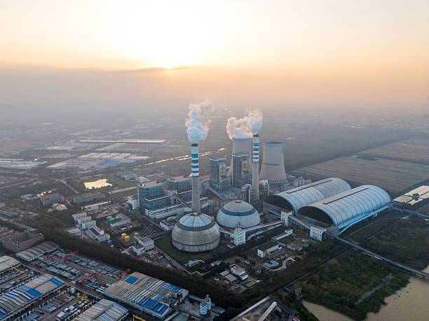 istock Petroleum refinery thermal power plant 2245666121