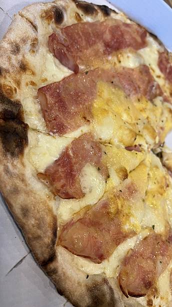 istock Bake homemade pizza hot from oven 2245675073