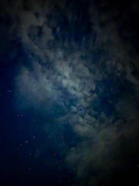 Night sky texture stock photo