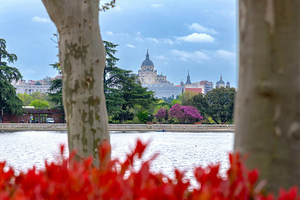 istock Almudena Cathedral Dome Seen From The Lake 2245684954