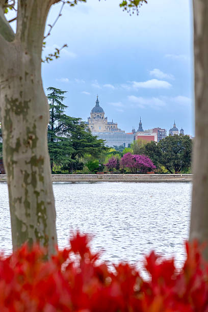 istock Almudena Cathedral Dome Seen From The Lake 2245684955