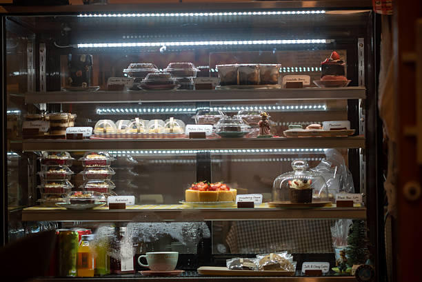 Delightful Pastry Display in Bakery Case