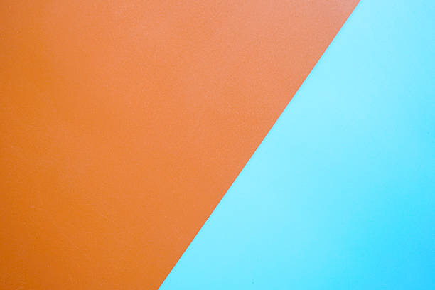 istock Abstract background of blue and brown paper sheet texture 2245696702