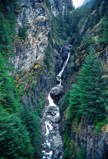 North Cascades Highway - Narrow Side Canyon - 1989