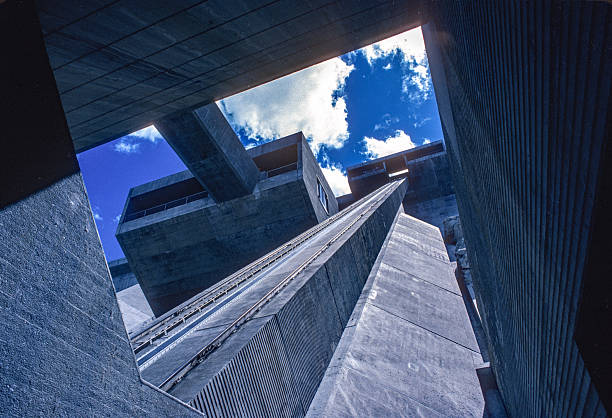 Grand Coulee Dam - Looking Up the Incline - 1989