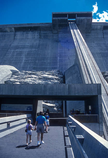 Grand Coulee Dam - Arriving for Tour - 1989
