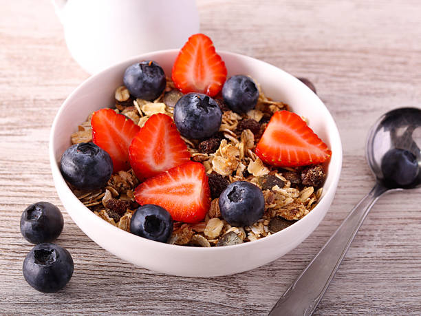 istock Homemade granola with berries 2245701868
