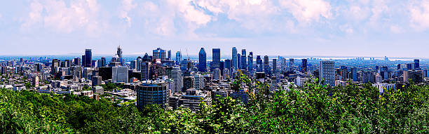 istock Montreal skyline view from Mount Royal Park. 2245704091