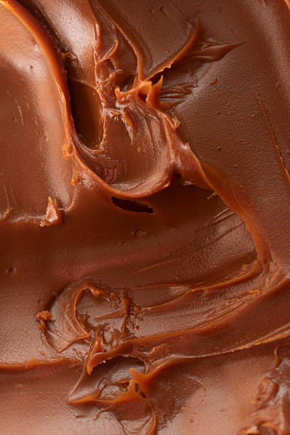 istock Close-up texture of dulce de leche caramel spread 2245710945