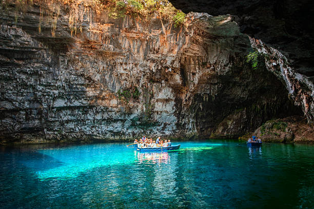 istock Melissani lake on Kefalonia island 2245731258
