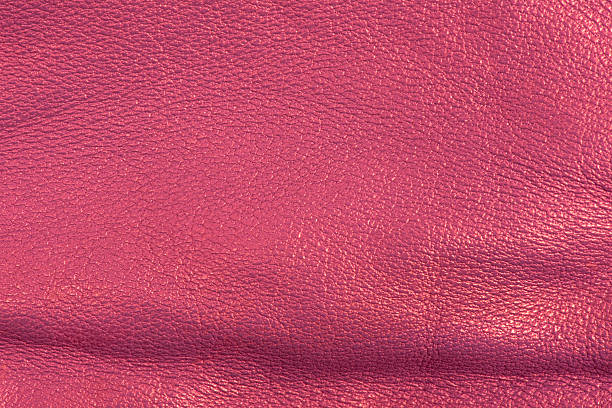 istock Pink natural leather background macro background. Pink background. 2245732667