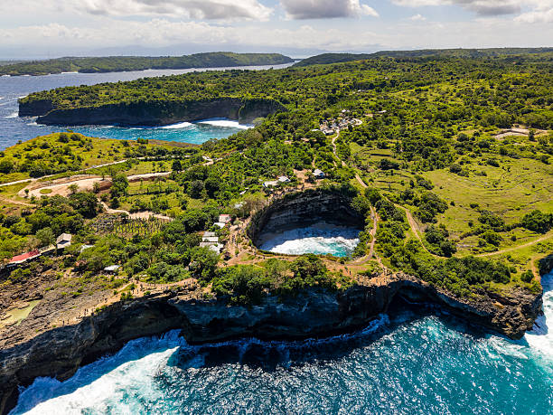 istock Natural Arch and Cove at Pasih Uug (Broken Beach) 2245737689