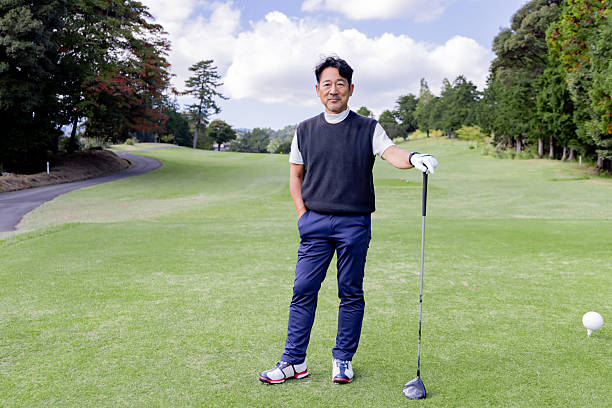 istock A middle-aged Japanese man enjoying golf 2245738291