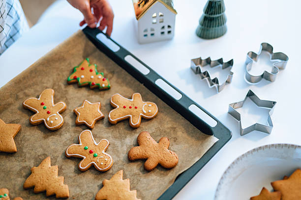 istock Baked Christmas cookies. 2245741756