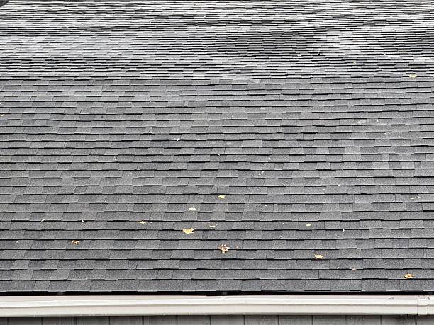 istock Aerial view of asphalt shingles roofing construction 2245753102