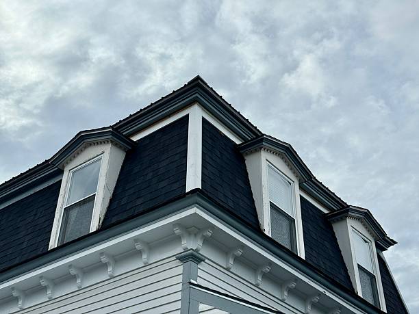 istock Building with mansard roof and dormer windows showing classical architecture 2245753115
