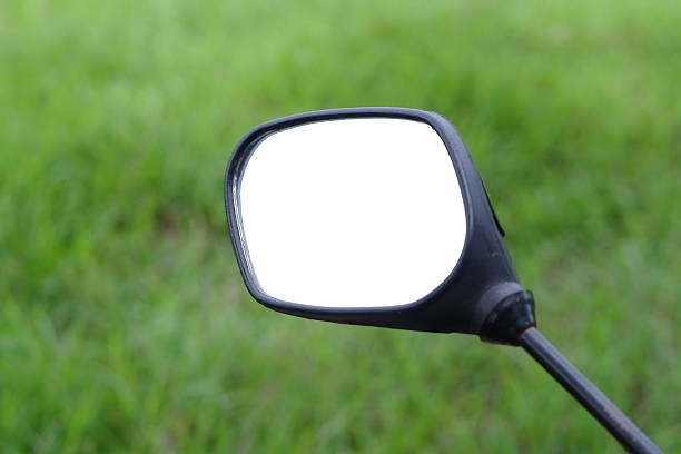 Scooter Mirror Close-Up  Outdoor Conceptual Composition
