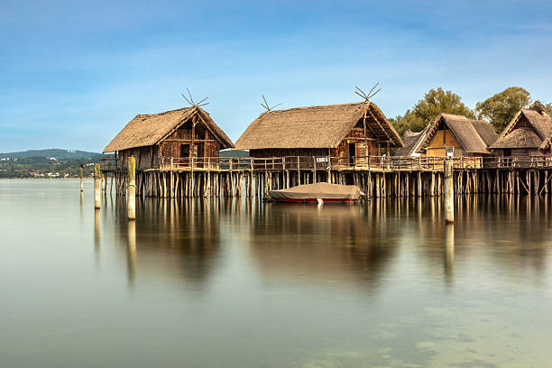 Stilt house in Kampung Ayer, a traditional settlement in Bandar Seri Begawan, the capital of Brunei. It's the largest 'water village' in the world, near the capital's city centre.