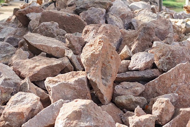 istock Pile of Natural Rocks and Stones for Construction Material 2245799237