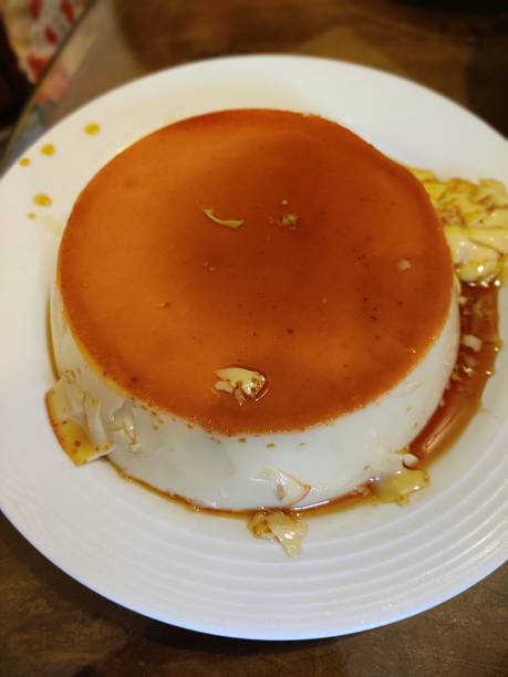 istock caramel pudding. dessert. sweet food 2245808044