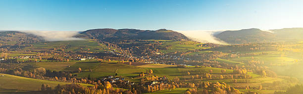 istock sun over the german rhoen landscape panorama 2245814295