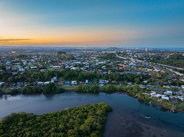 istock Aerial Views of Tweed River Inlet 2245816093
