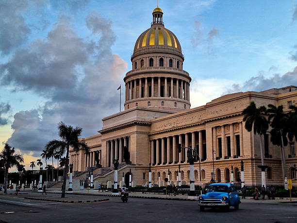 Photographs of Havana, heritage architecture, colorful streets, and the historic charm of the Caribbean. Capitol