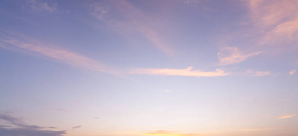 istock Beautiful morning or evening blue and orange sky with cloudy while sunsets or sunrises taken at the sea used as natural background texture 2245829461