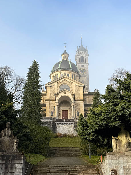 Zurich, Switzerland. November 4, 2025. It is a prominent Protestant church located in the Enge district of Zürich, Switzerland.