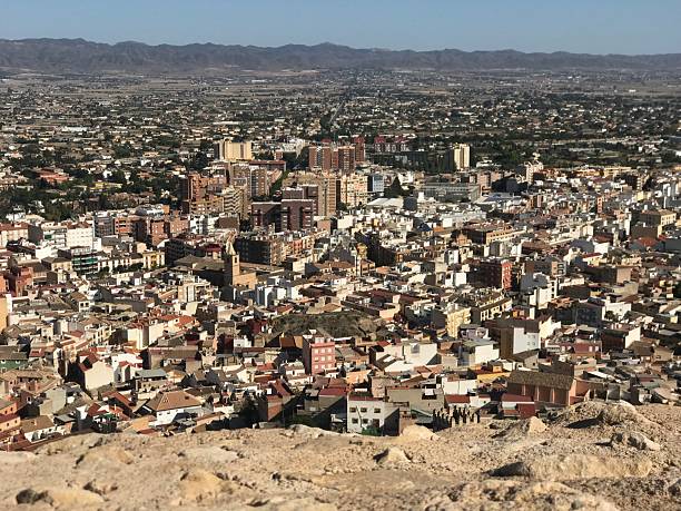 istock Wide Cityscape View With Mountains on the Horizon 2245844388