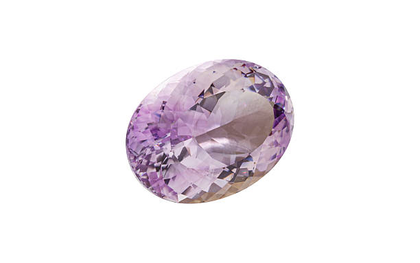 istock Vivid Amethyst Gemstone with Cushion Cut 2245857153