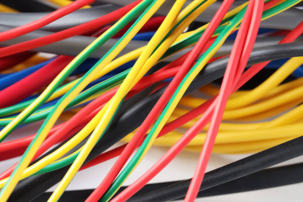 istock Many colorful electrical wires as background, closeup 2245857337