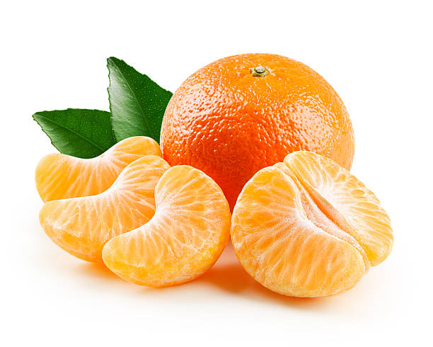 istock Tangerine with slices and leaves 2245866783
