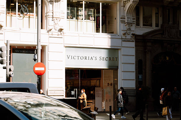 Madrid, Spain - 27 October, 2025: Victoria's Secret storefront in Gran Via, Madrid, Spain