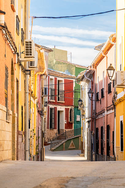 istock Old town street in spanish town 2245875800