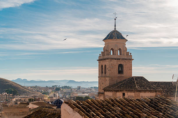 istock Church over the village old town 2245875828