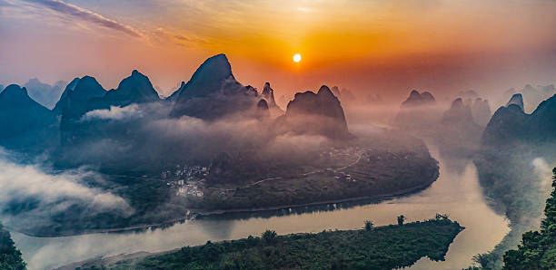 istock Li River landscape  in Guilin 2245886259