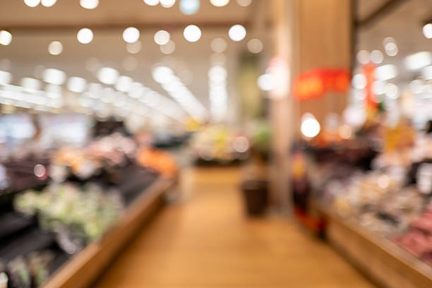 istock Soft Lights on Shopping Floor – Blurred Retail Background 2245892505
