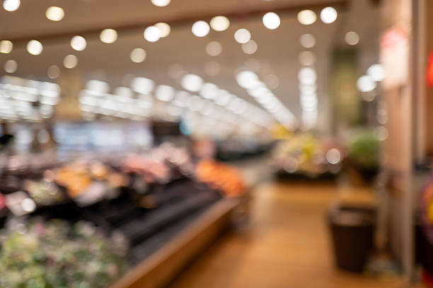 istock Soft Lights on Shopping Floor – Blurred Retail Background 2245892540