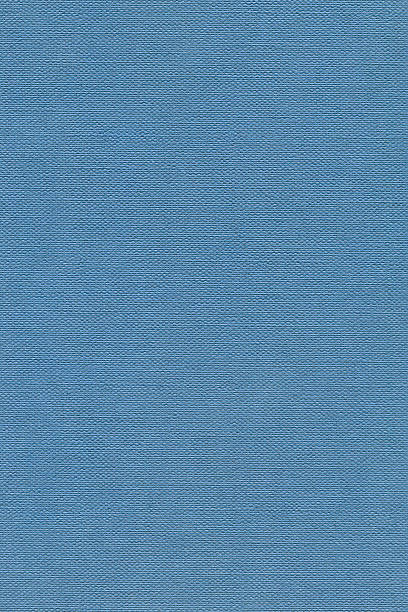 istock Parisian Blue Traditional Buckram Embossing Pattern, Natural Light Matt Finish Bookbinding Hardcover Wrap Wibalin Paper Swatch, Large Detailed Bright Vertical Textured Book Cover Background Macro Closeup 2245893620