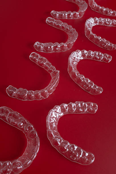 istock Invisible orthodontics cosmetic brackets 2245897343