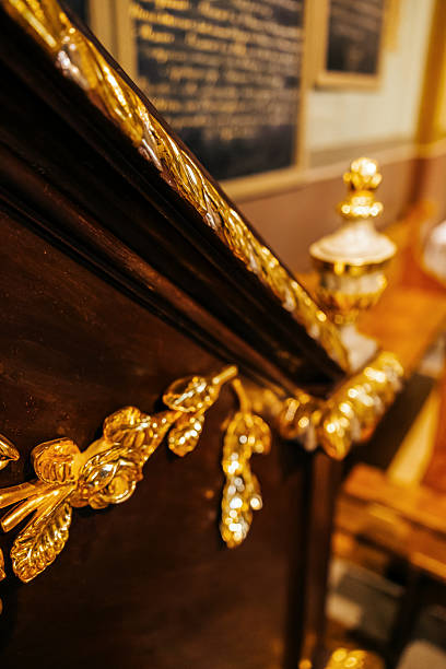 istock Golden Ornamental Church Interior Decoration 2245907283