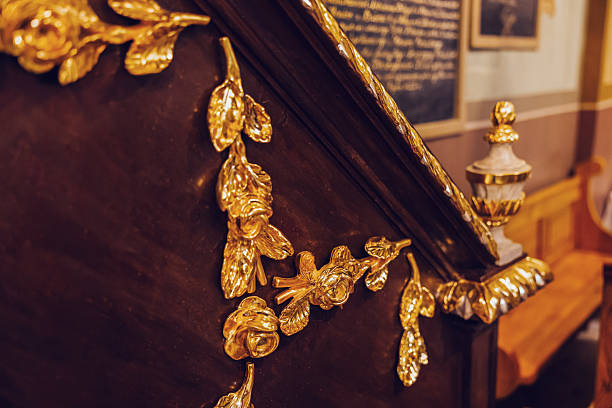 istock Golden Ornamental Church Interior Decoration 2245907292