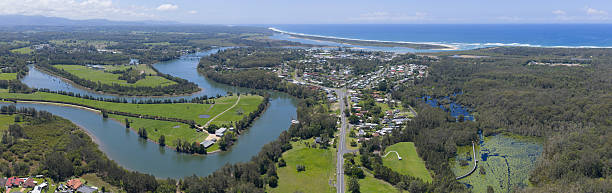 istock Town of Urunga and Kalang river. 2245907827