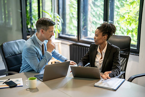 istock Business professionals engaging in a productive meeting 2245907829