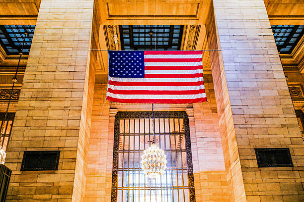 Interior of Grand Central station in New York City. Photographed on 5/24/25