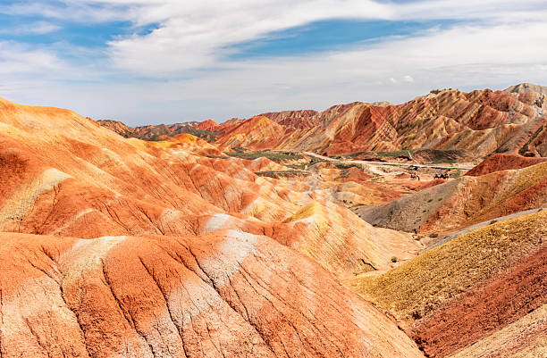 istock Vivid Layers of the Rainbow Mountains-A Geological Marvel 2245922577