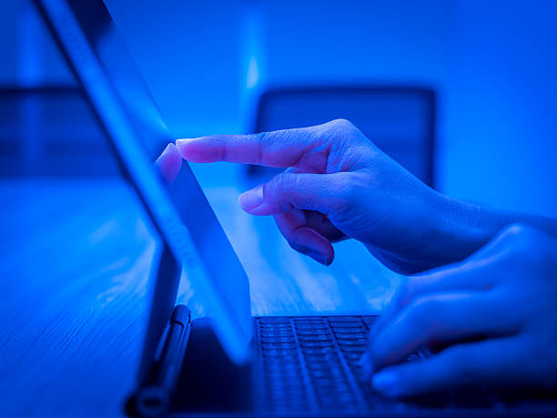 istock Close-up hand working on tablet with keyboard, representing modern technology, freelance software engineering, coding remotely, mobile development, and digital workspace in a tech-driven environment. 2245926897